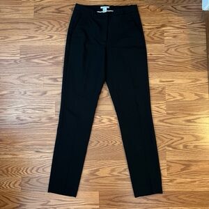 H&M Black Straight Leg Dress Pants, Size 6